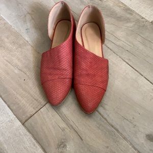 Red Snakeskin(fake) Shoes